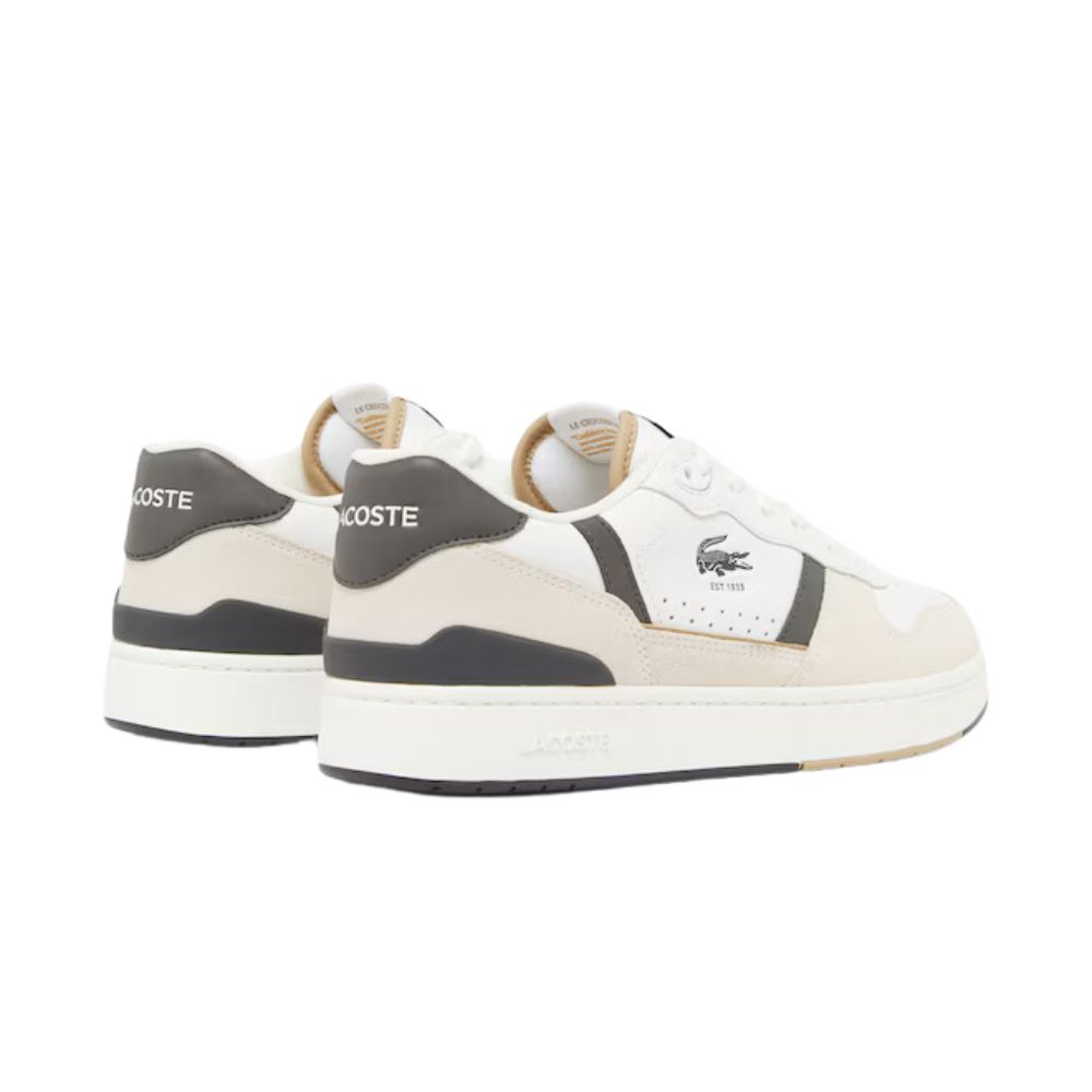 LACOSTE T-clip set white en cuir – Image 2
