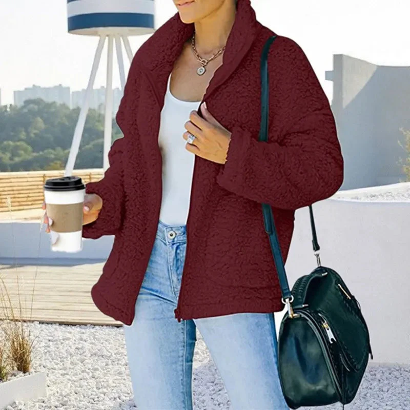 Andrea | Veste En Peluche Pour Femmes | Longue – Image 5