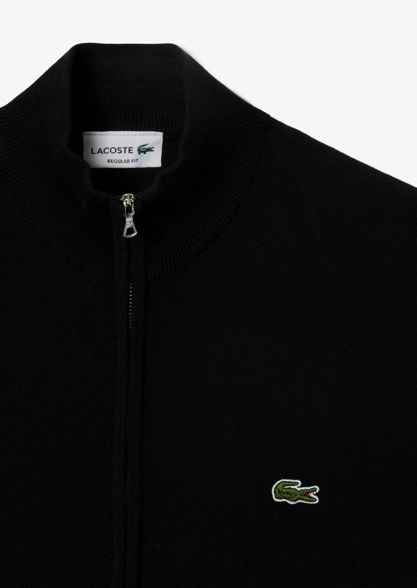 Gilet zippé Lacoste noir – Image 5
