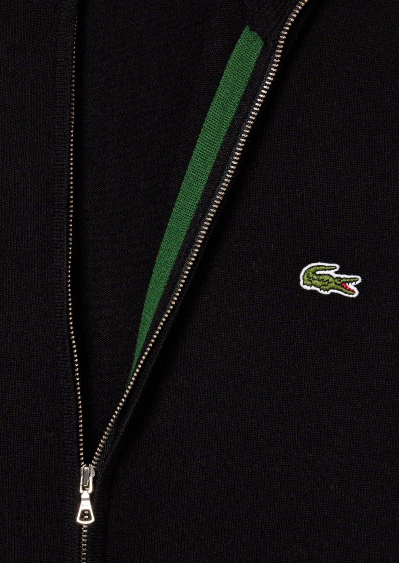Gilet zippé Lacoste noir – Image 6