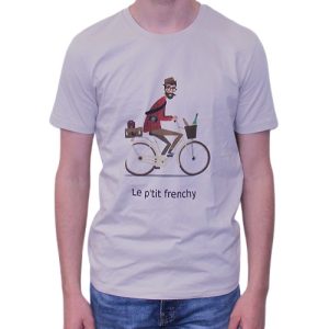 BONMOMENT T-shirt Ptit Frenchy desert coton bio