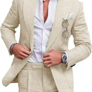 Costume Moderne Invité À Un Mariage Deux Pièces Pour Homme | Été