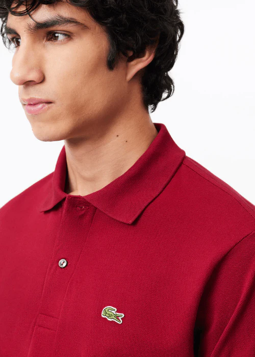 Polo L.12.12 Lacoste bordeaux – Image 3