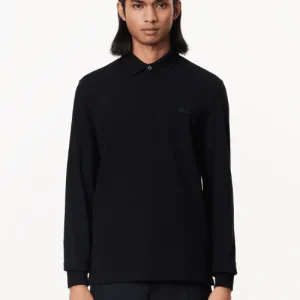 Polo Paris manches longues Lacoste noir
