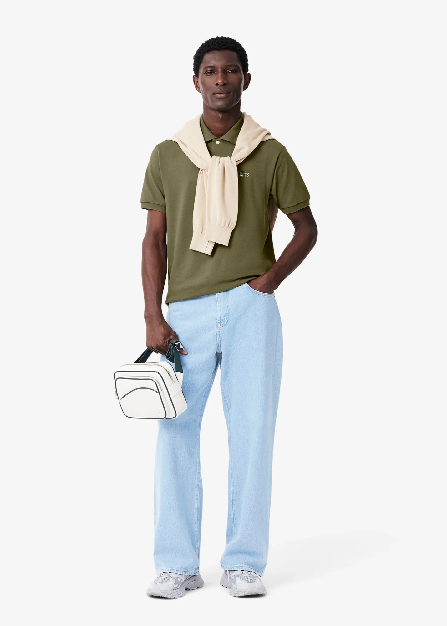 Polo L.12.12 Lacoste kaki – Image 2