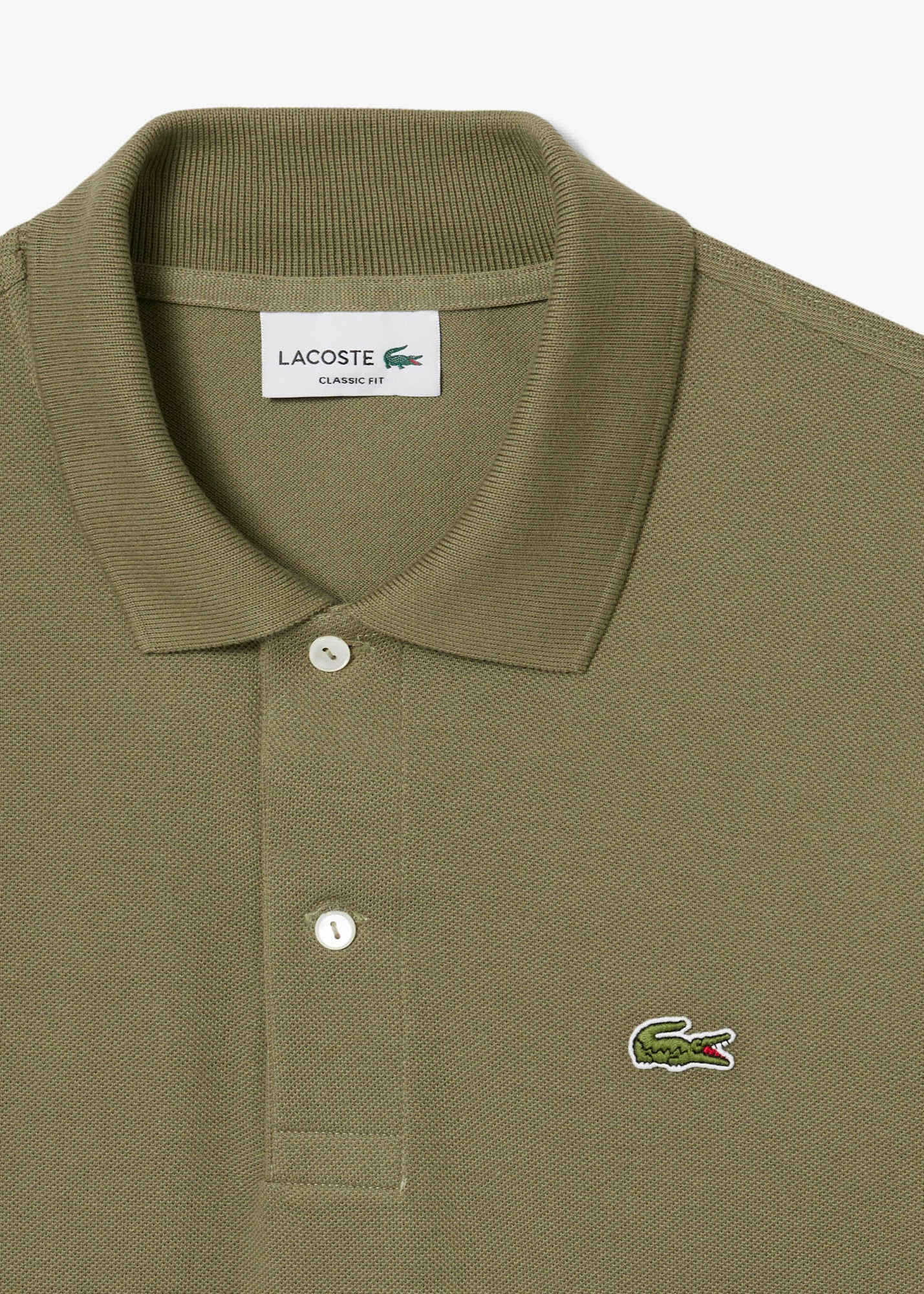 Polo L.12.12 Lacoste kaki – Image 6
