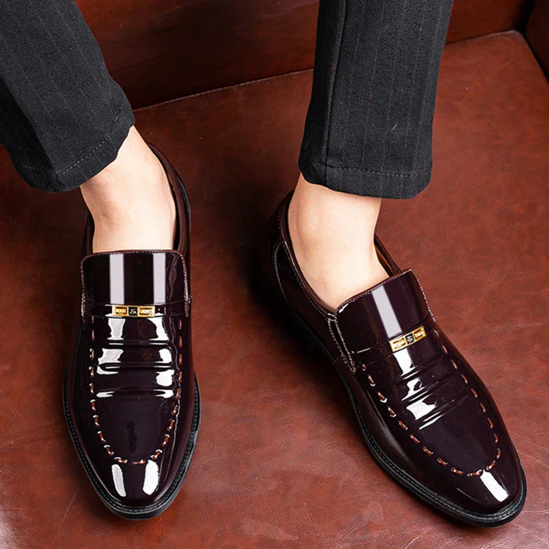Invités À Un Mariage Mocassins Bout En Amande Pour Homme | Formels – Image 4