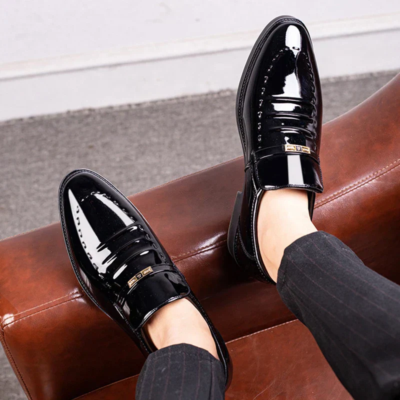 Invités À Un Mariage Mocassins Bout En Amande Pour Homme | Formels – Image 3