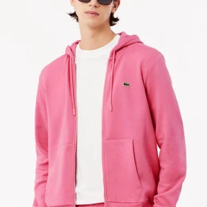 Sweat à capuche Lacoste rose