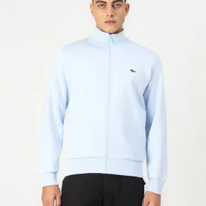 Sweat zippé Lacoste bleu