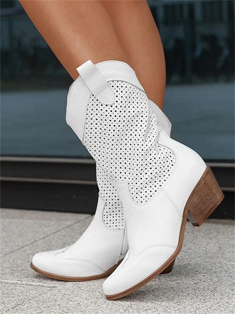 Zoe| Bottes western mi-longues pour femme | Mode – Image 4