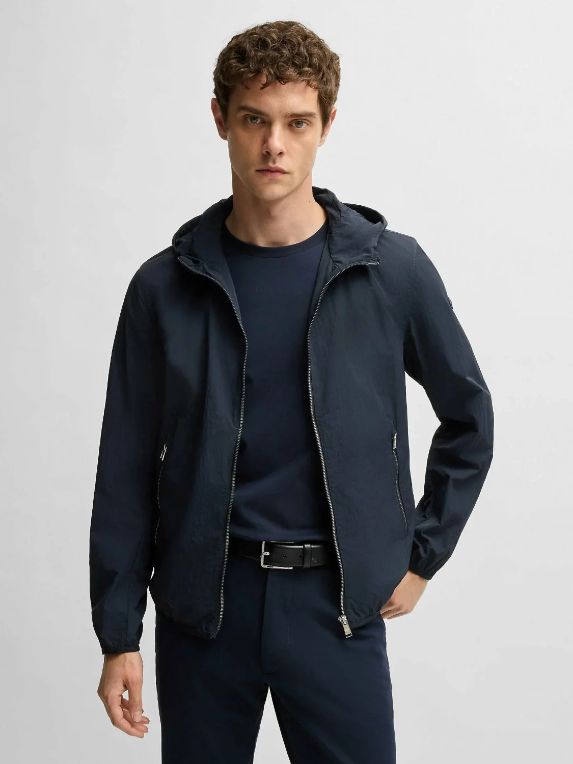 Blouson imperméable BOSS marine