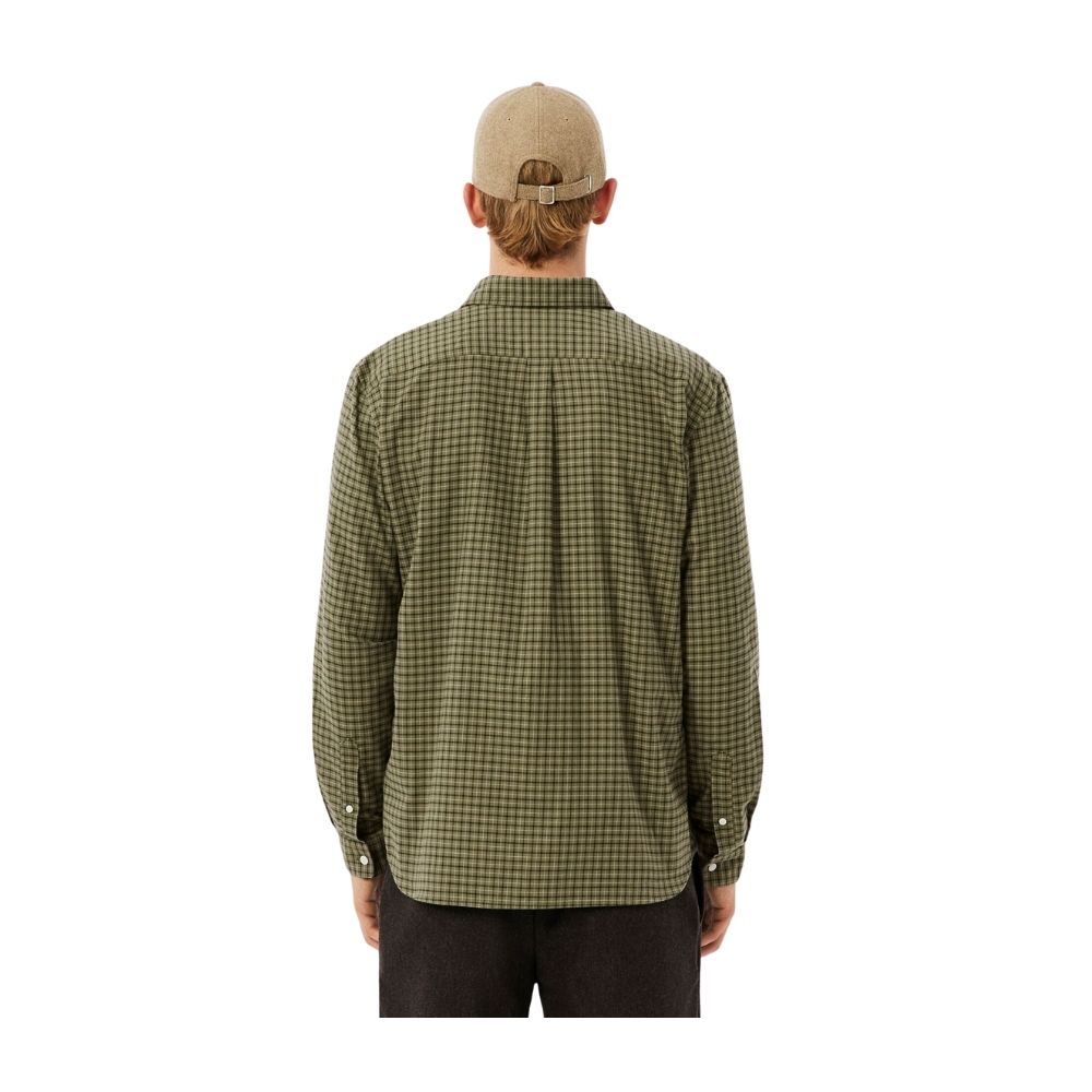 LACOSTE chemise flannelle olive – Image 3