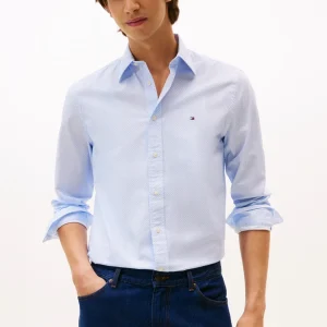 Chemise à motifs Tommy Hilfiger bleue