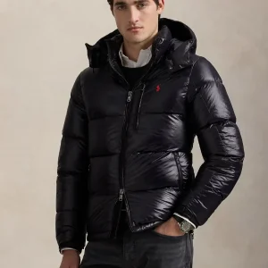 Doudoune déperlante Ralph Lauren noir