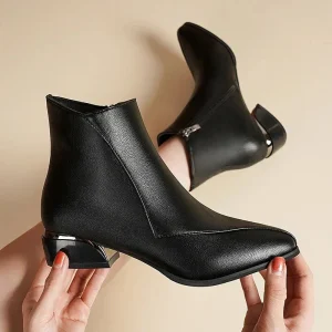 Bottes Femme Zippées Élégantes | Confortables