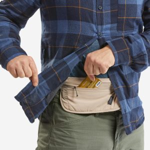 Ceinture banane de voyage discrète et sécurisée, Travel RFID