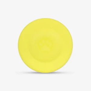 Frisbee pour chien jaune