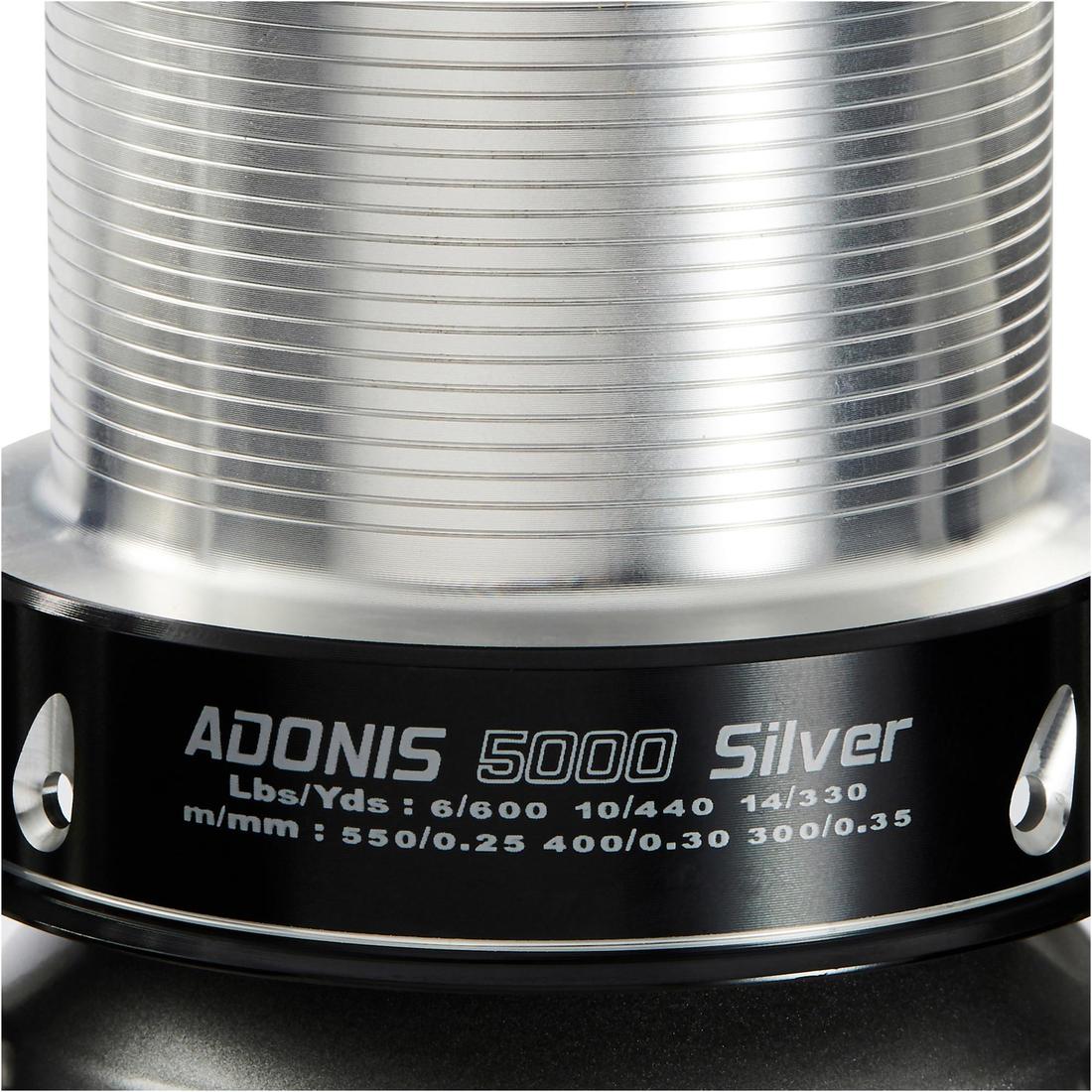 Moulinet de pêche en surfcasting ADONIS 5000 SILVER – Image 6