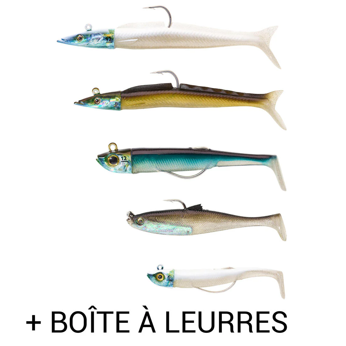 KIT BOITE & LEURRES SOUPLES BSF S SW pêche en mer – Image 6