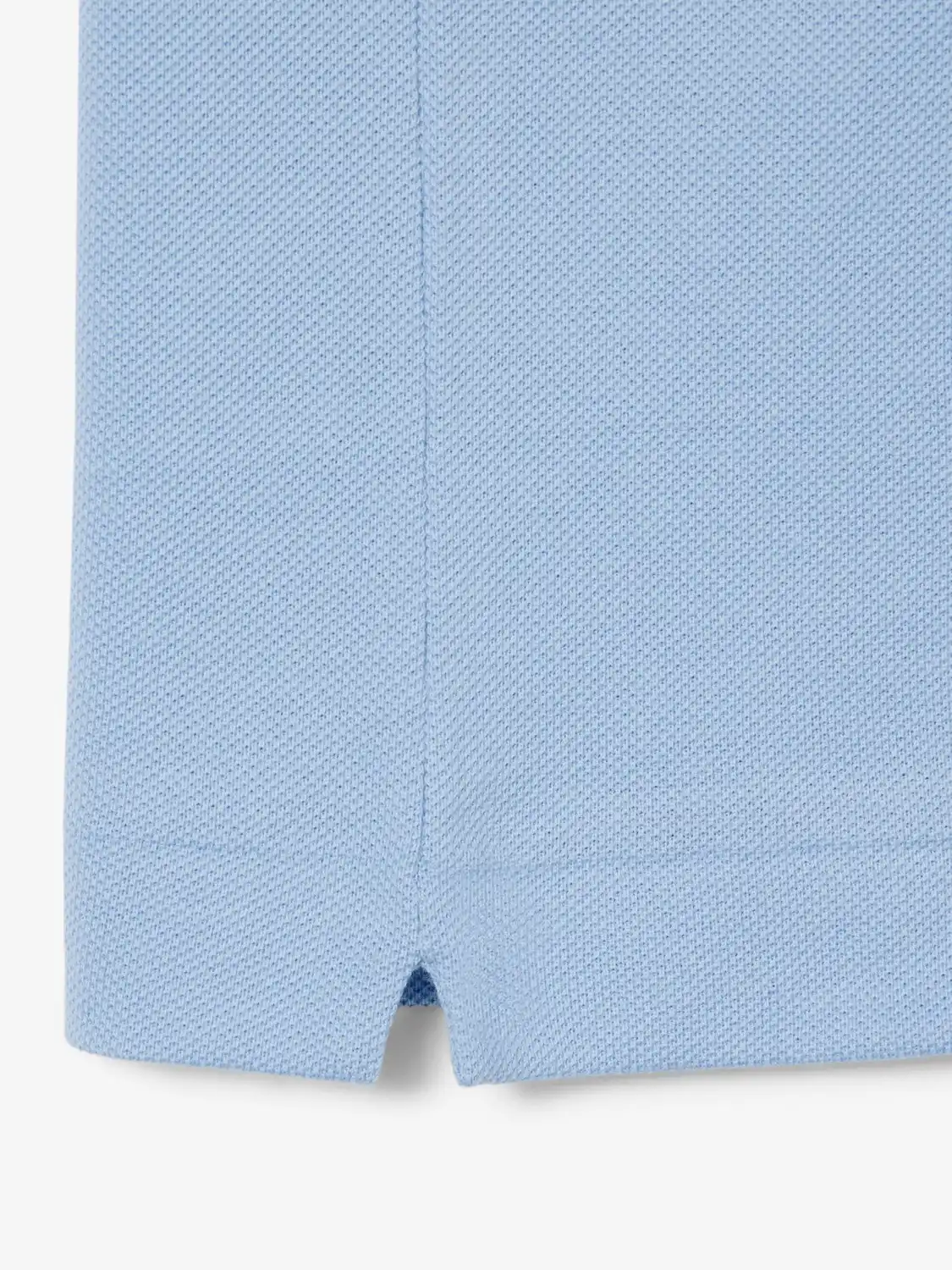 Polo L1212 Lacoste bleu en coton – Image 7