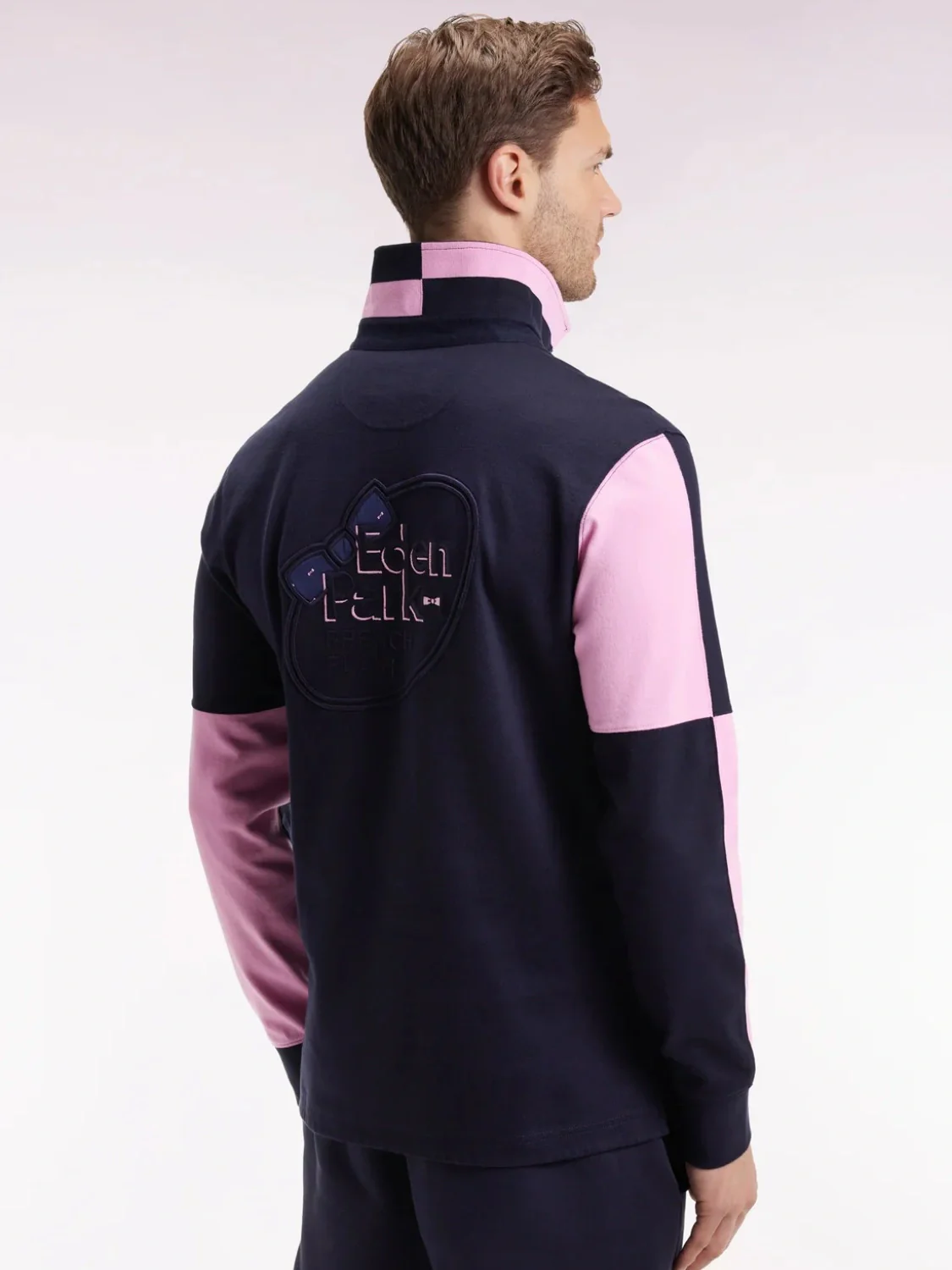 Polo manches longues Eden Park marine – Image 4