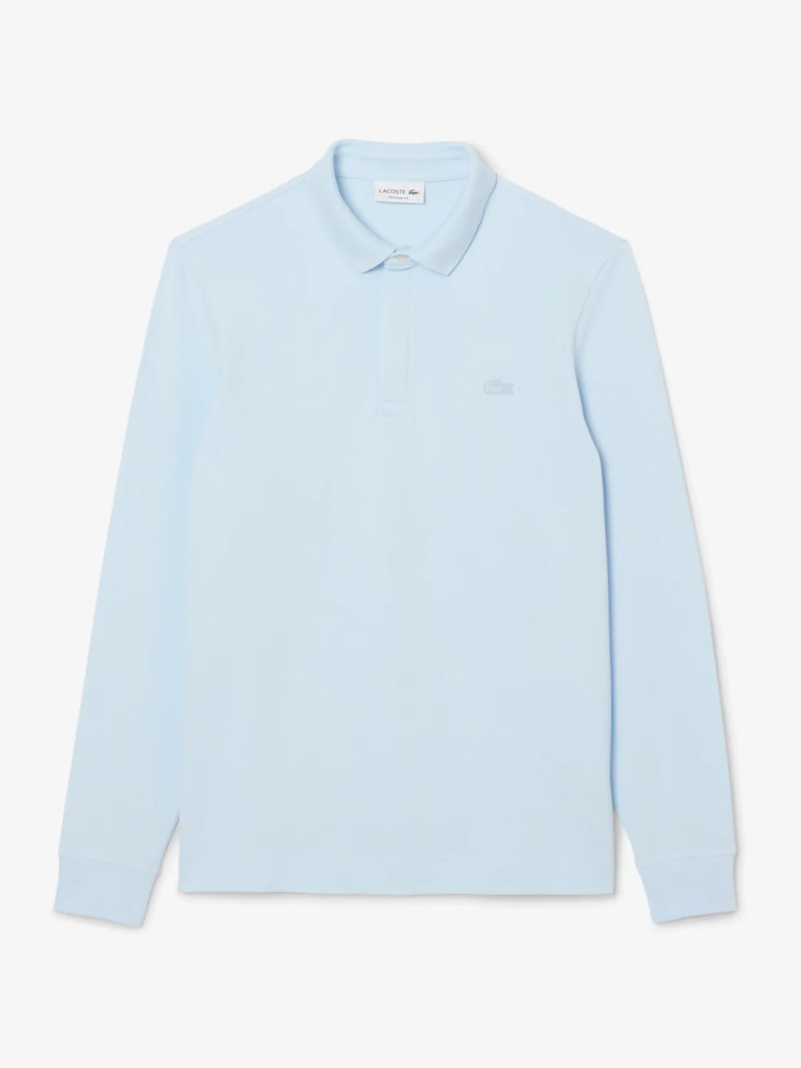 Polo Paris manches longues Lacoste bleu – Image 7