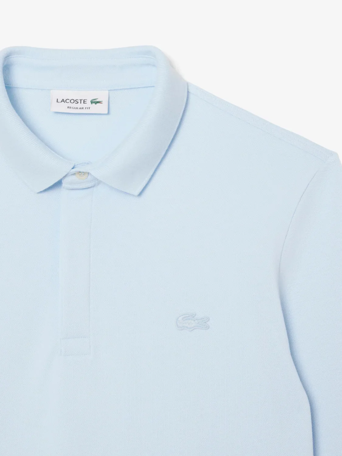 Polo Paris manches longues Lacoste bleu – Image 4