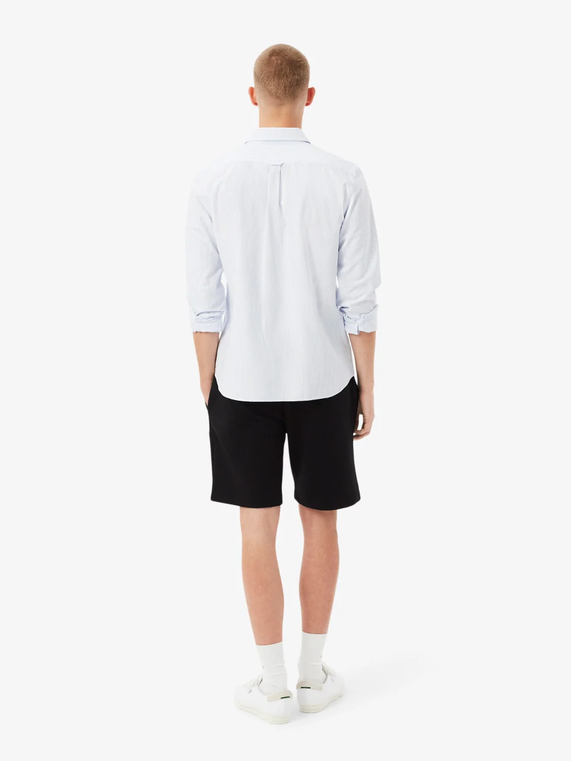 Short Lacoste noir en molleton – Image 3