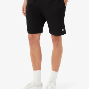 Short Lacoste noir en molleton