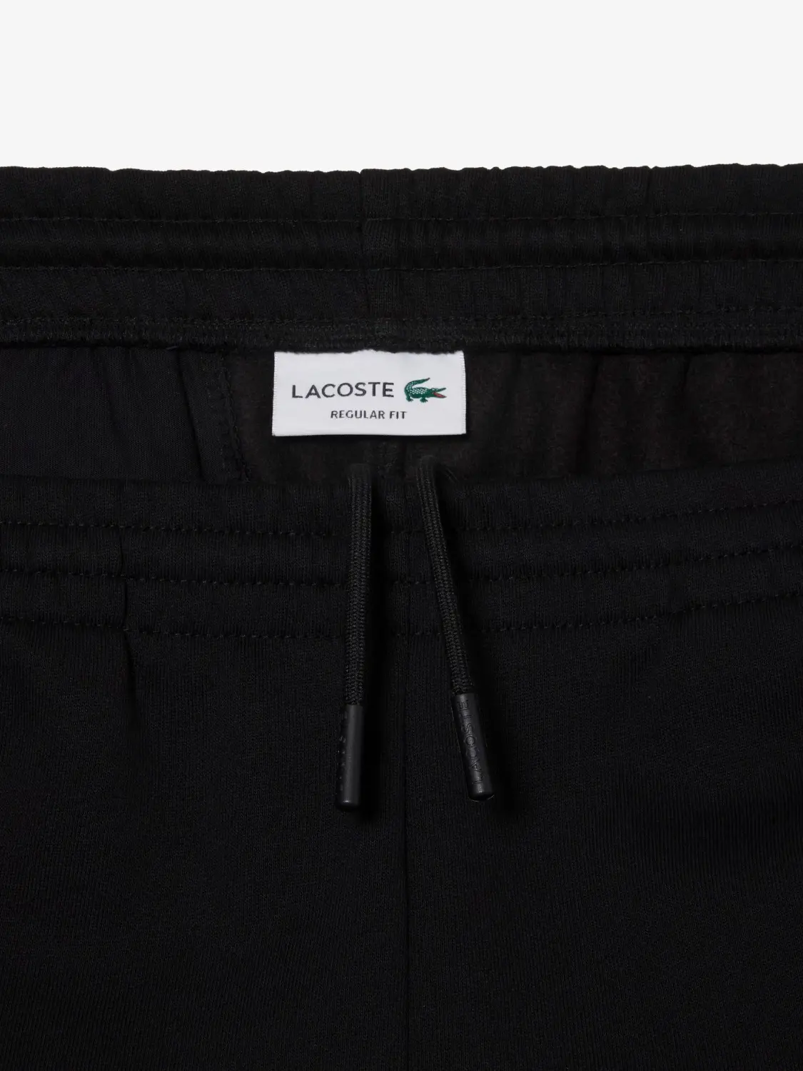 Short Lacoste noir en molleton – Image 6