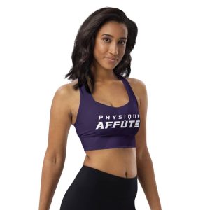 Soutien-gorge sport femme violet design