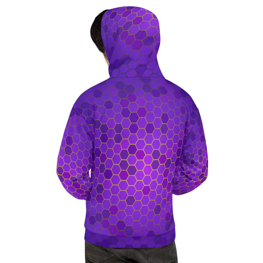 Sweat à Capuche NDA Violet homme Physique Affûté – Image 2