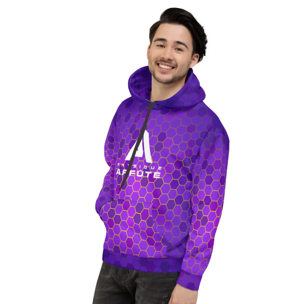 Sweat à Capuche NDA Violet homme Physique Affûté – Image 4