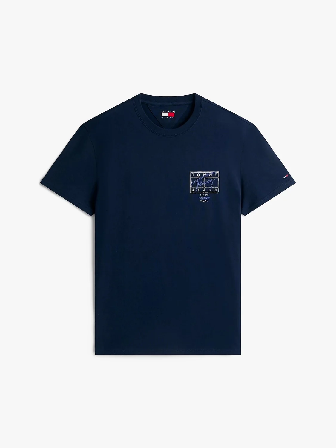 T-Shirt Tommy Jeans marine en coton – Image 5