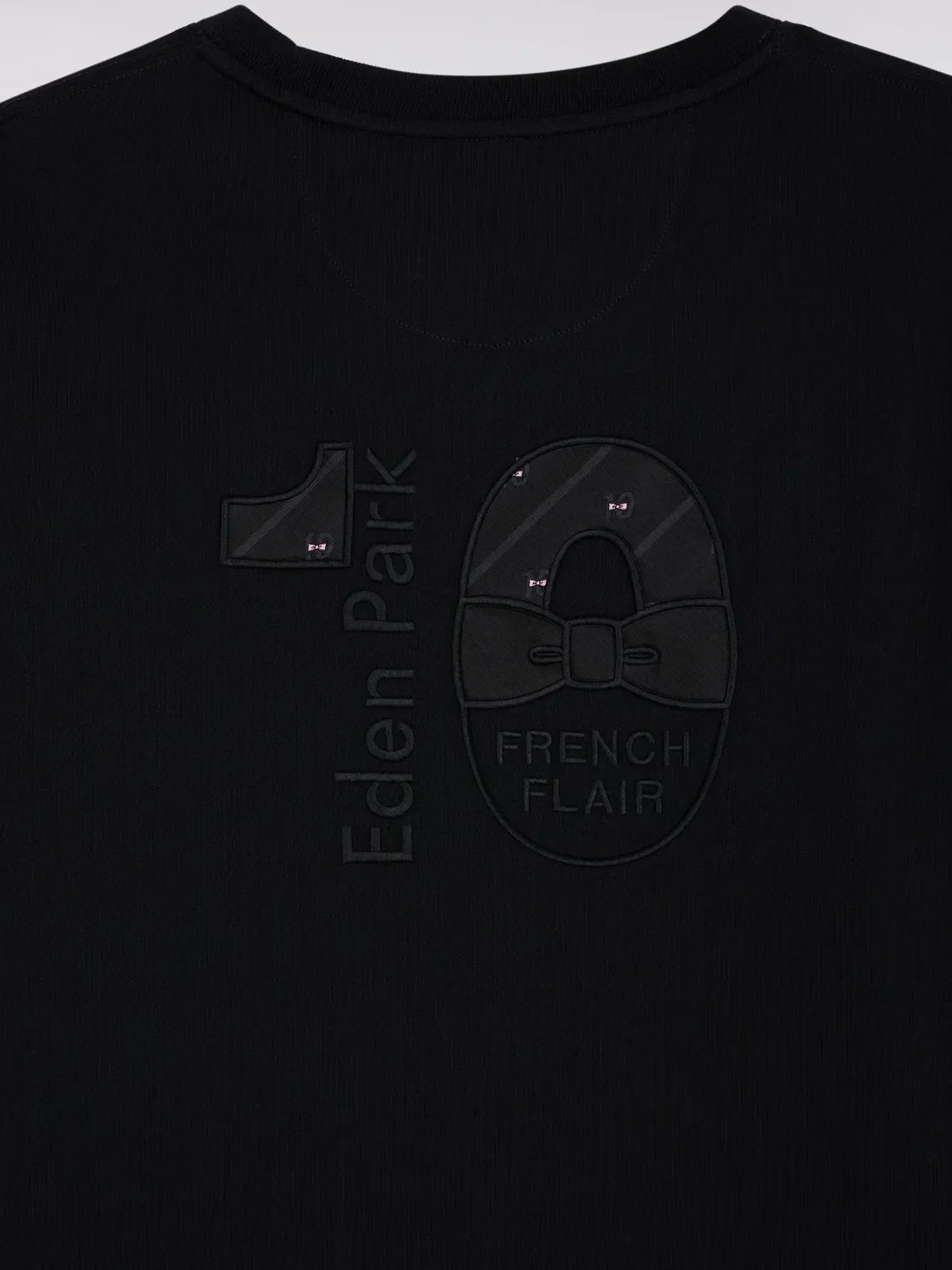 T-Shirt manches longues Eden Park noir en coton – Image 6
