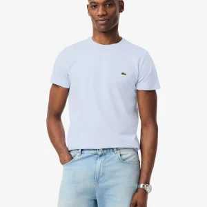 T-Shirt Lacoste bleu en coton