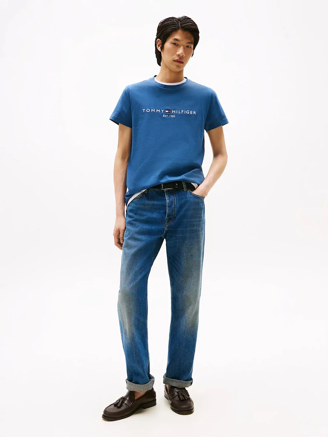 T-Shirt Tommy Hilfiger bleu – Image 3