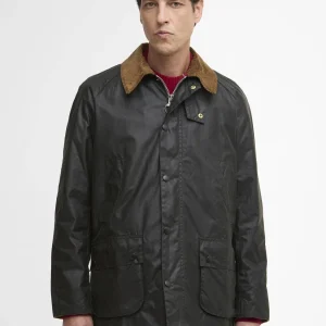 Veste Ashby Barbour marron en coton ciré