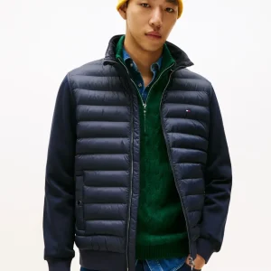 Veste bi matière Tommy Hilfiger marine