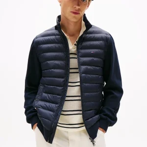 Veste bi matière Tommy Hilfiger marine