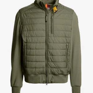 Veste bi-matière déperlante Elliot Parajumpers kaki