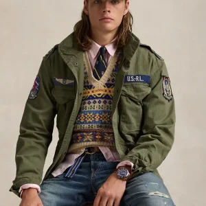 Veste de treillis Ralph Lauren kaki